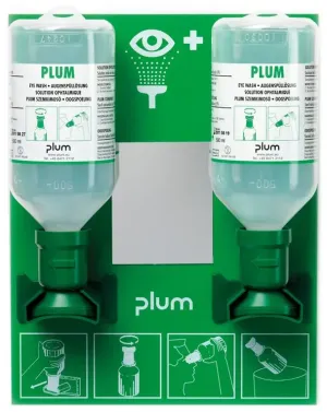 ESTAÇÃO LAVAGEM DE OLHOS 2 GARRAFAS 500ML 11023 SAFETOP