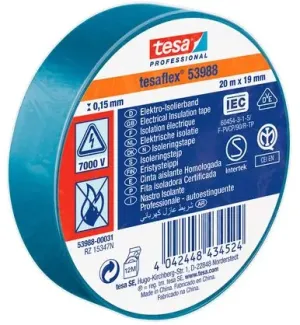 TESA FITA ISOLADORA TESAFLEX AZUL 53988 20MX19MM