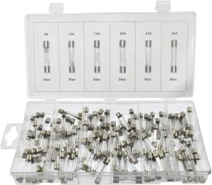 CONJUNTO FUSIVEIS VIDRO 5 A 30A * 120PCS HEAVYWARE