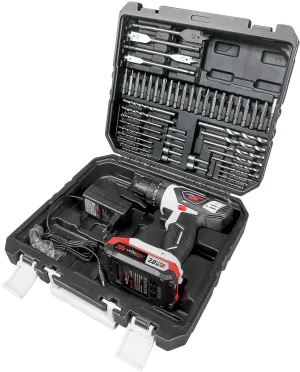 APARAFUSADORA KIT C/ 50 ACESSÓRIOS + 1 BATERIA 2.0AH WORGRIP
