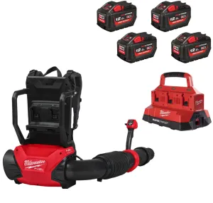 MILWAUKEE SOPRADOR DE MOCHILA M18 F2BPB -124 (4x12Ah)