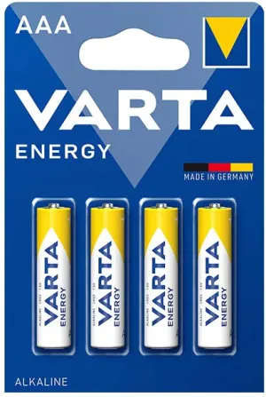 PILHAS VARTA ENERGY 4103 AAA 1,5V
