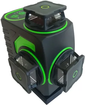 NIVEL LASER VERDE 4 LINHAS 360° C/ COMANDO POWERED