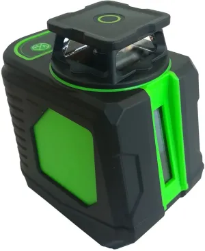 NIVEL LASER VERDE 2 LINHAS 360° POWERED