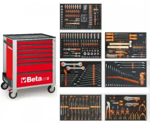 CARRO 9 GAVETAS 493 FERRAMENTAS VERMELHO 2400S XLR9/E-XXL