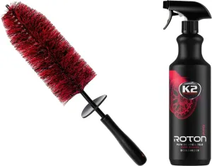 CONJUNTO LAVA JANTES ROTON + ESCOVA PARA JANTES K2
