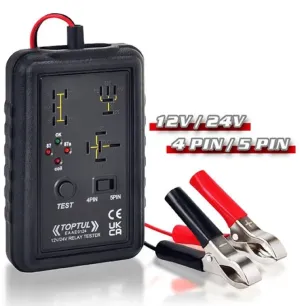 TOPTUL EAAE0124 TESTE DE RELÉS 12V/24V