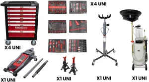 KROFTOOLS KIT OFICINA 2025 Nº3 - CARRO VERMELHO