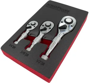 KROFTOOLS KIT MINI ROQUETES 1/4´ 3/8´ 1/2´ 3PCS