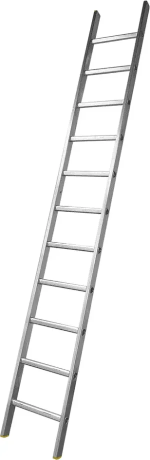 ESCADA SIMPLES ALUMÍNIO LINHA SEGURANÇA 3,00 MT