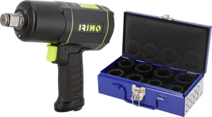 IRIMO PACK CHAVE IMPACTO PNEUMÁTICA 2298NN +JOGO 8PÇS