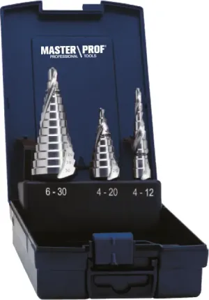 MASTER PROF JG ESCALONADAS HELIC. 3PCS HEX. HSS PROMO24012