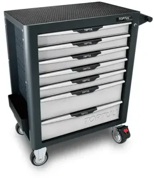 TOPTUL TCAL0703 CARRO FERRAMENTA VAZIO 7 GAVETAS CINZENTO