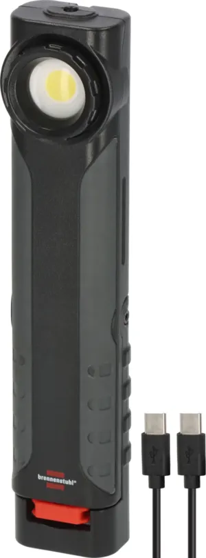 BRENNENSTUHL LANTERNA LED C/ BATERIA RECARREGÁVEL 600+180LM