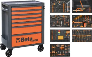 BETA CARRO DE FERRAMENTAS 2400 RSC 24A/8-VAL 445 PCS
