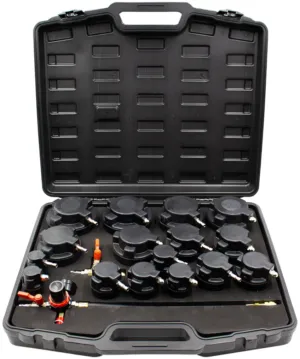 KROFTOOLS TESTE FUGAS DO TURBO C/ MANOMETRO 31-110MM 18PCS